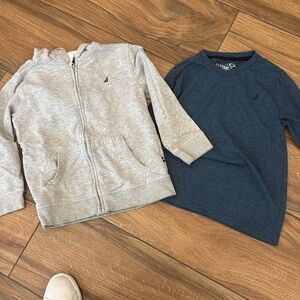 Boys shirt and hoodie Nautica set